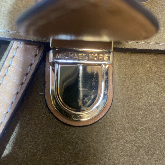 Michael Kors leather suede backpack GUC - Picture 3 of 15